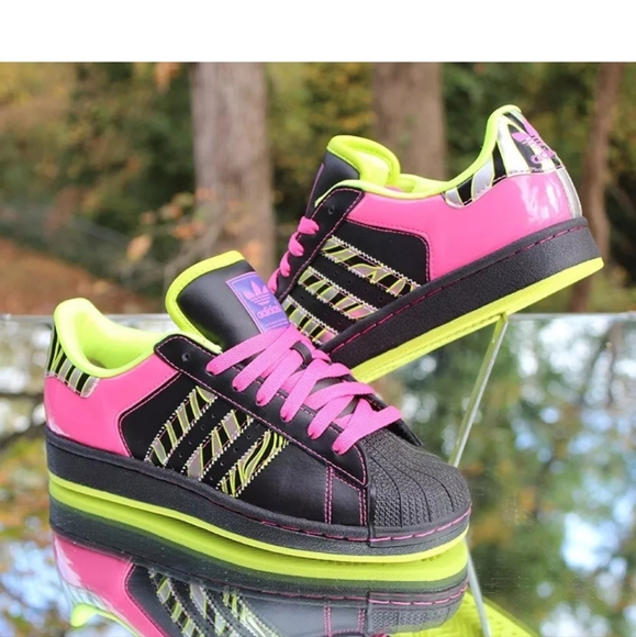 adidas Shoes - Adidas superstar 2 zebra women's size 7